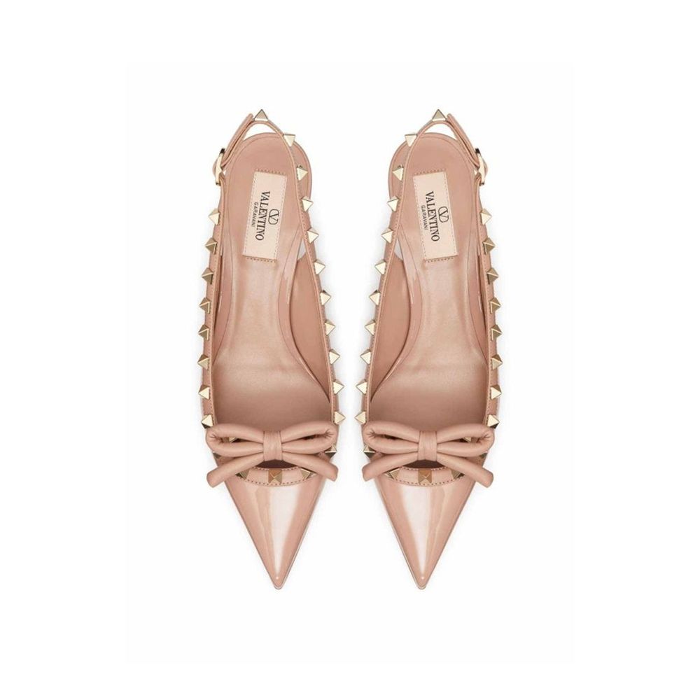 Escarpins à talon haut Valentino Garavani en veau beige