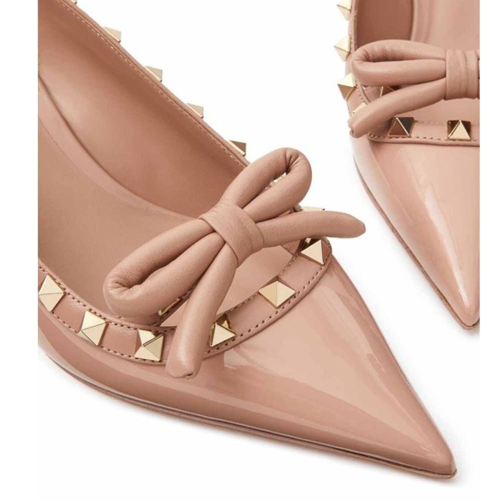 Escarpins à talon haut Valentino Garavani en veau beige