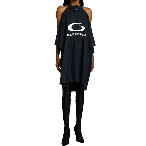 Robe décontractée Balenciaga en coton noir