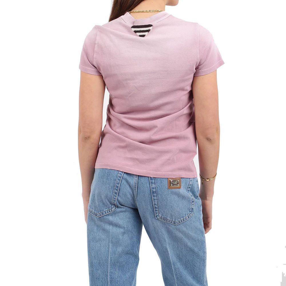 T-shirt Prada en coton multicolore