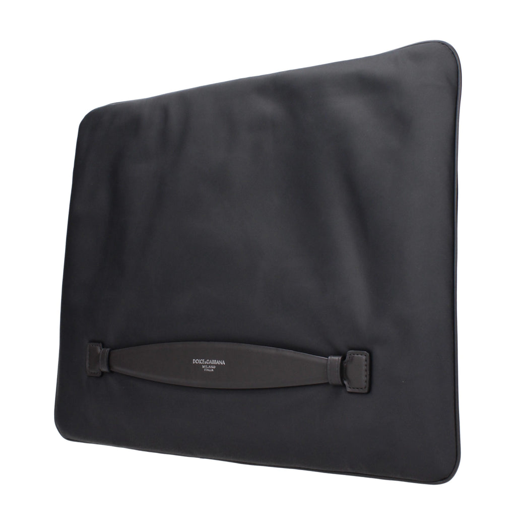 Pochette en tissu gris Dolce & Gabbana