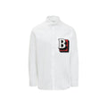 Chemise en coton blanc Burberry