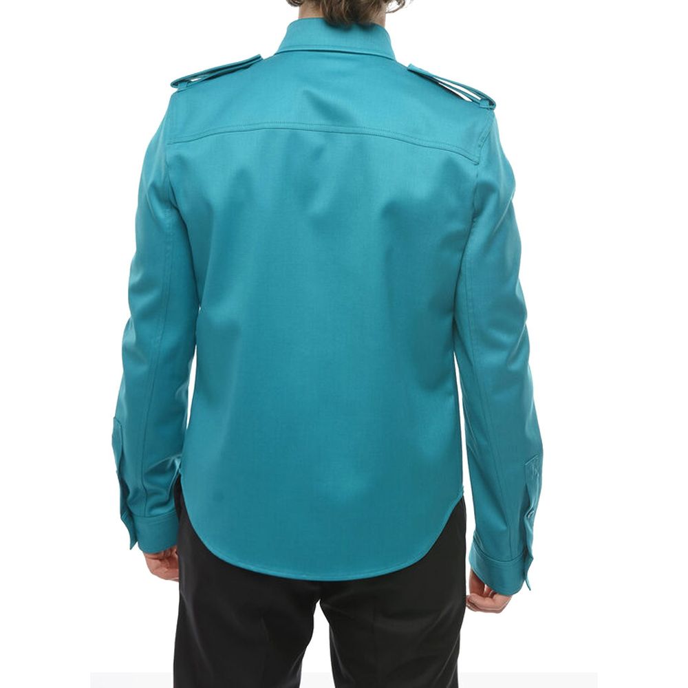 Chemise habillée Bottega Veneta bicolore en élasthanne