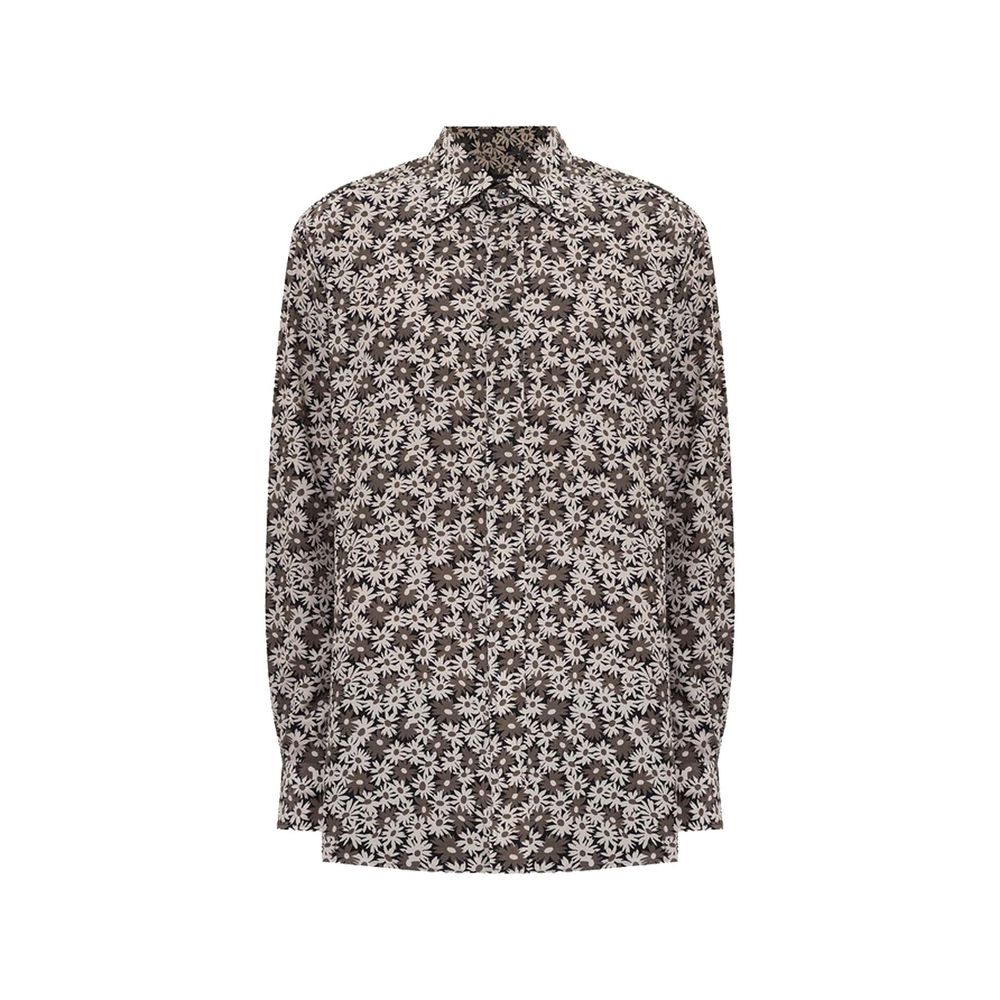 Chemise Tom Ford bicolore en coton à motif