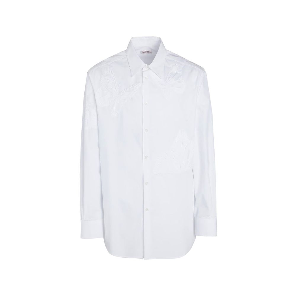Chemise habillée en coton blanc Valentino Garavani