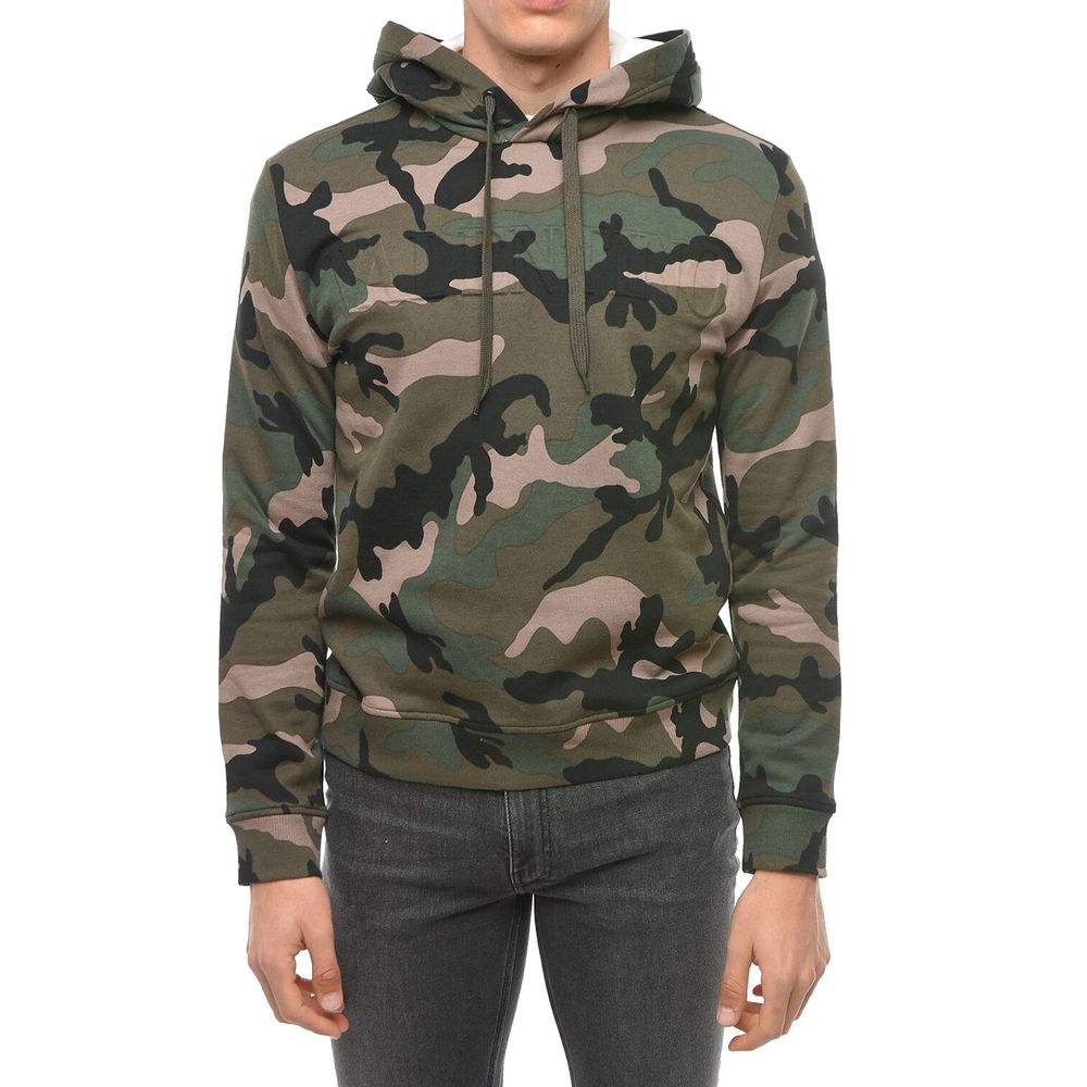 Sweat-shirt bicolore en coton Valentino Garavani