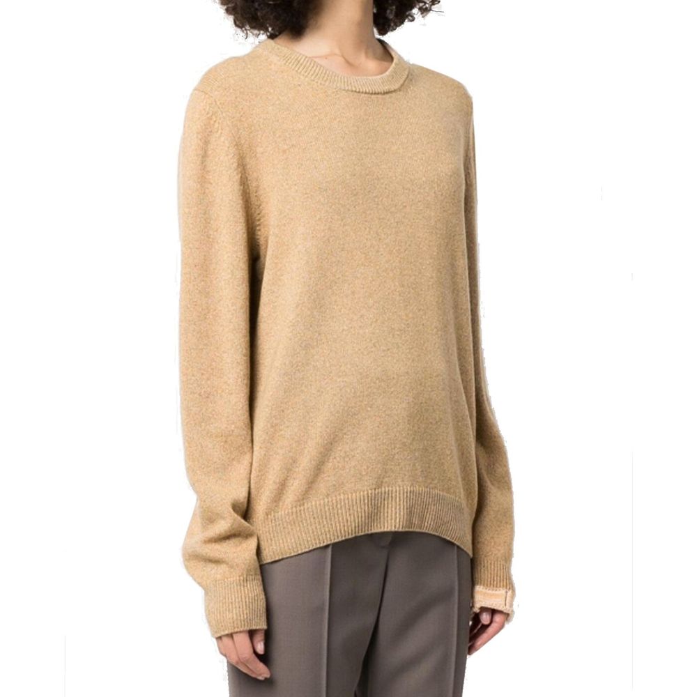 Maison Margiela Pull en cachemire marron