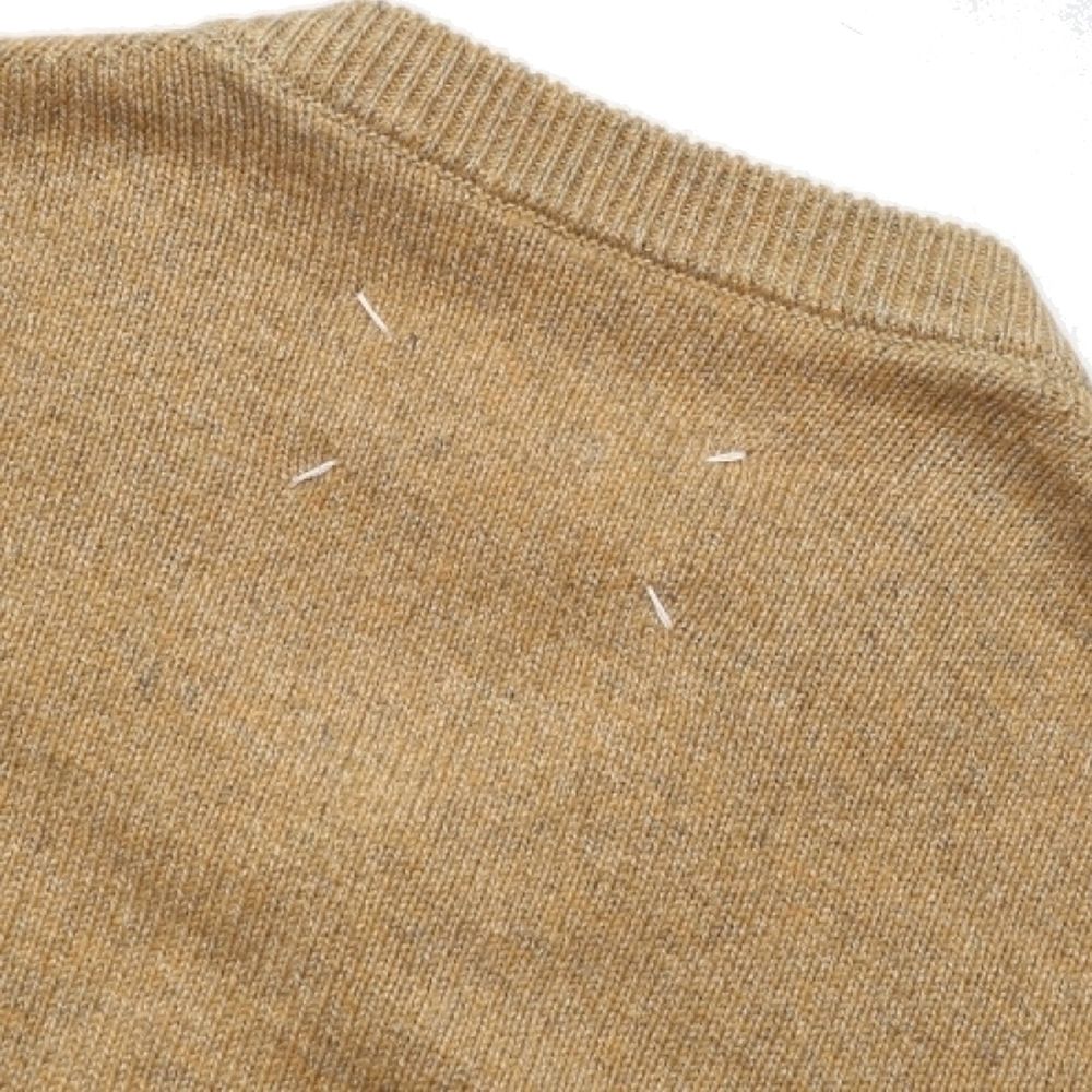 Maison Margiela Pull en cachemire marron