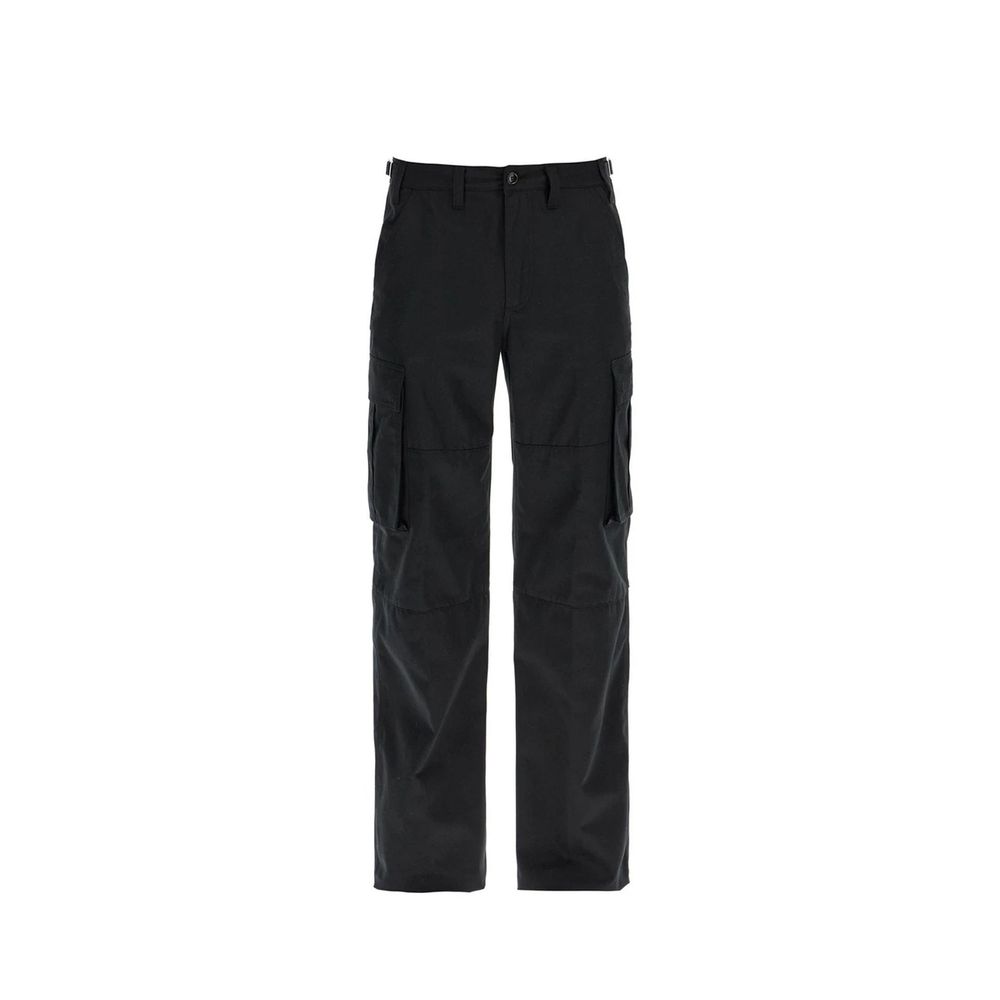 Pantalon cargo Celine en coton noir