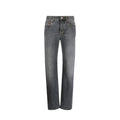 Jean décontracté Gucci en coton gris