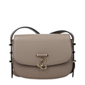 Sac bandoulière Jimmy Choo en cuir gris
