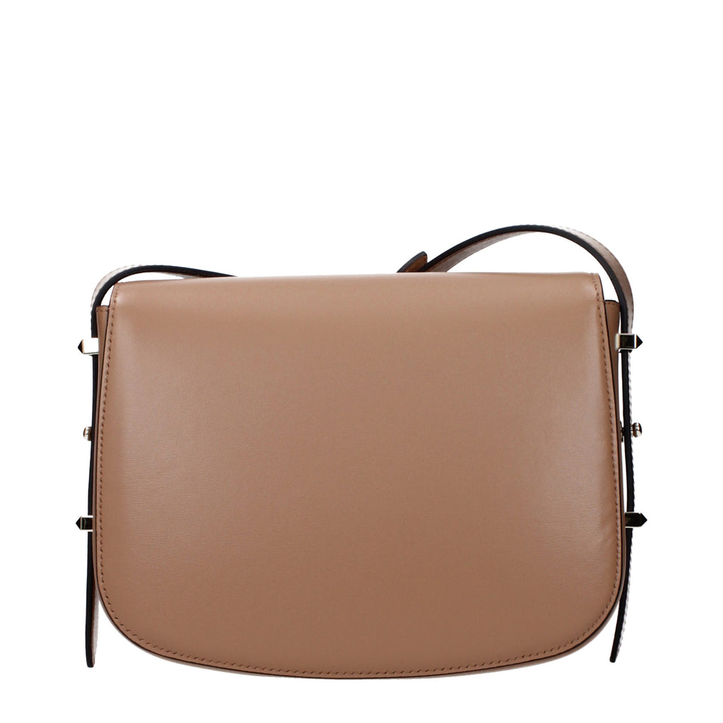 Sac bandoulière Jimmy Choo en cuir marron