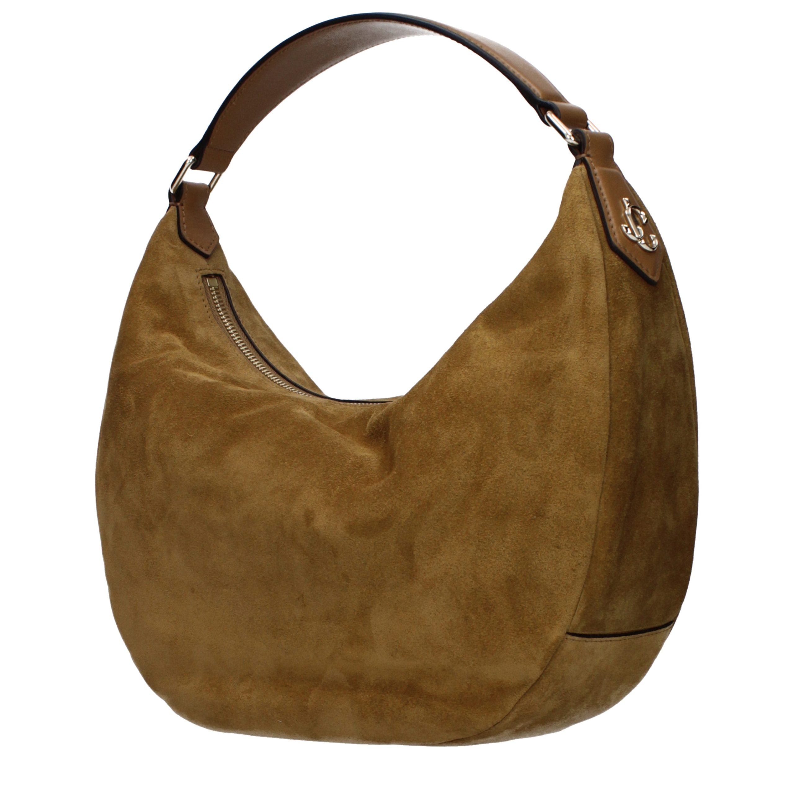 Jimmy Choo Brown Leather Shoulder Bag