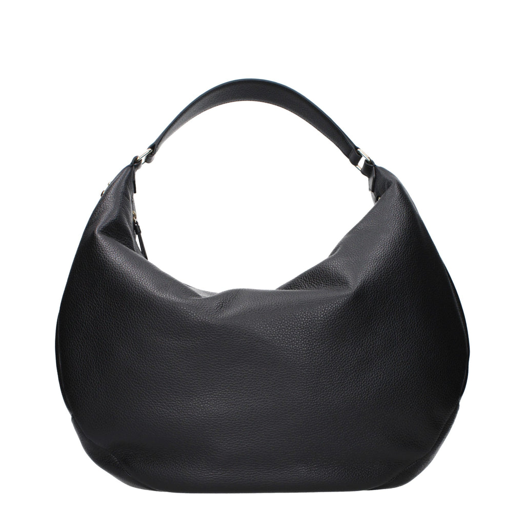 Sac bandoulière Jimmy Choo en cuir noir