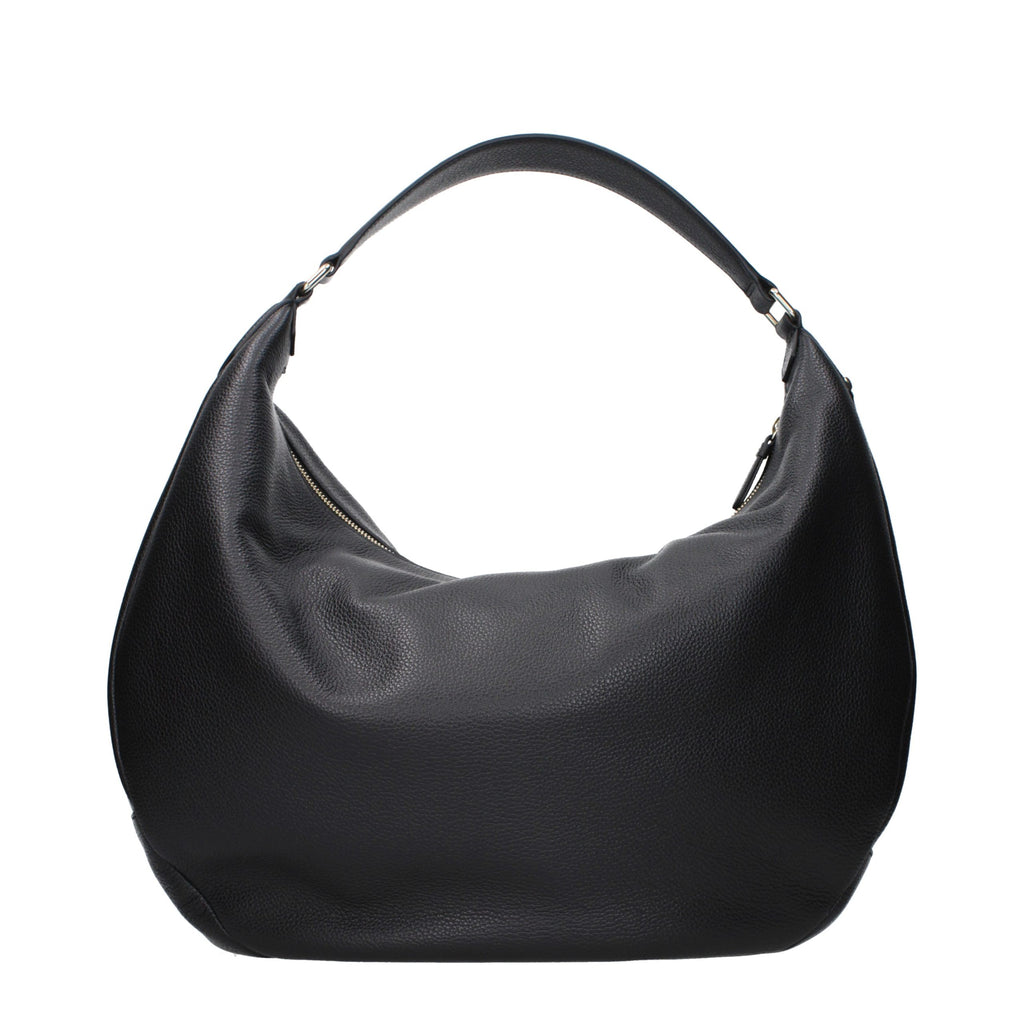 Sac bandoulière Jimmy Choo en cuir noir