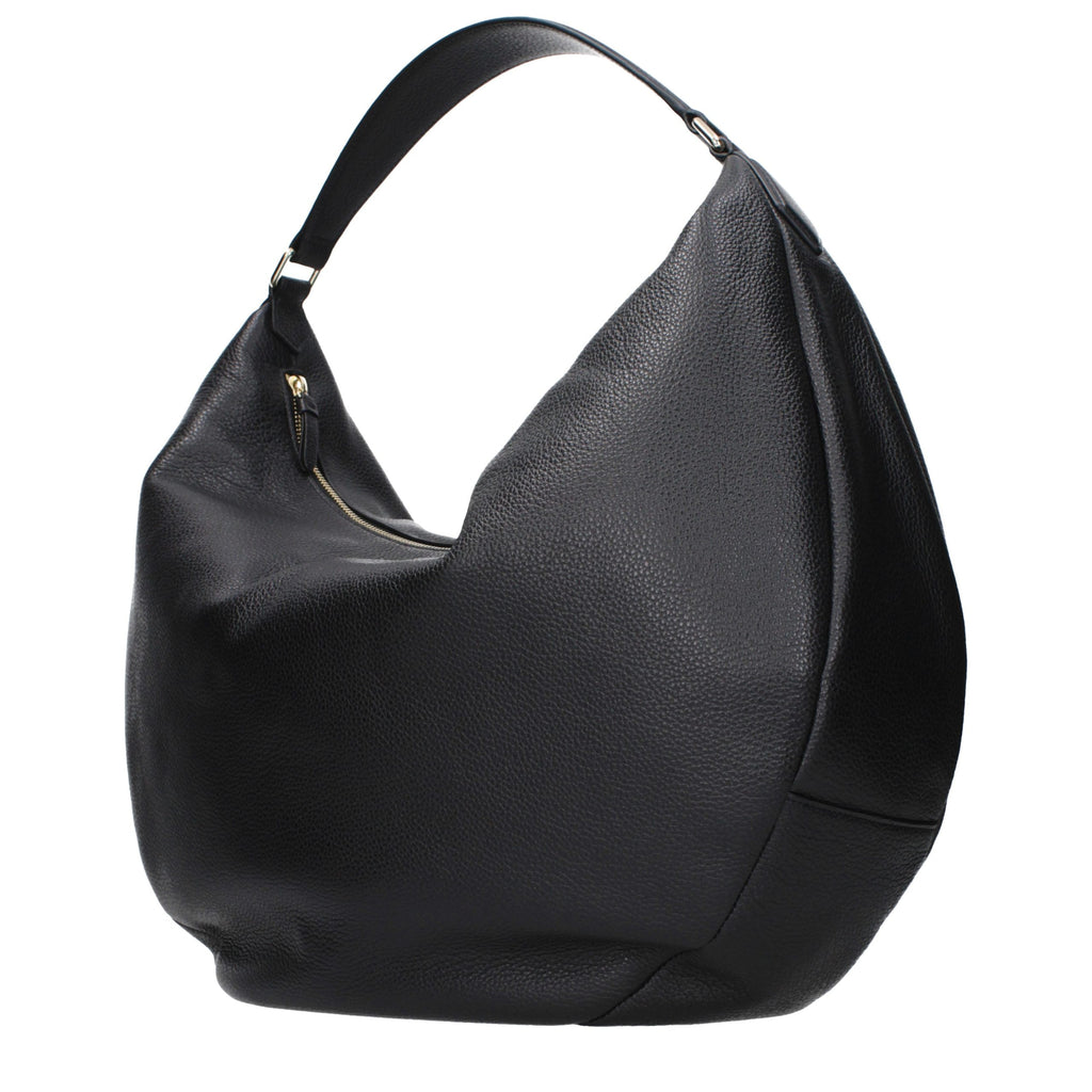 Sac bandoulière Jimmy Choo en cuir noir