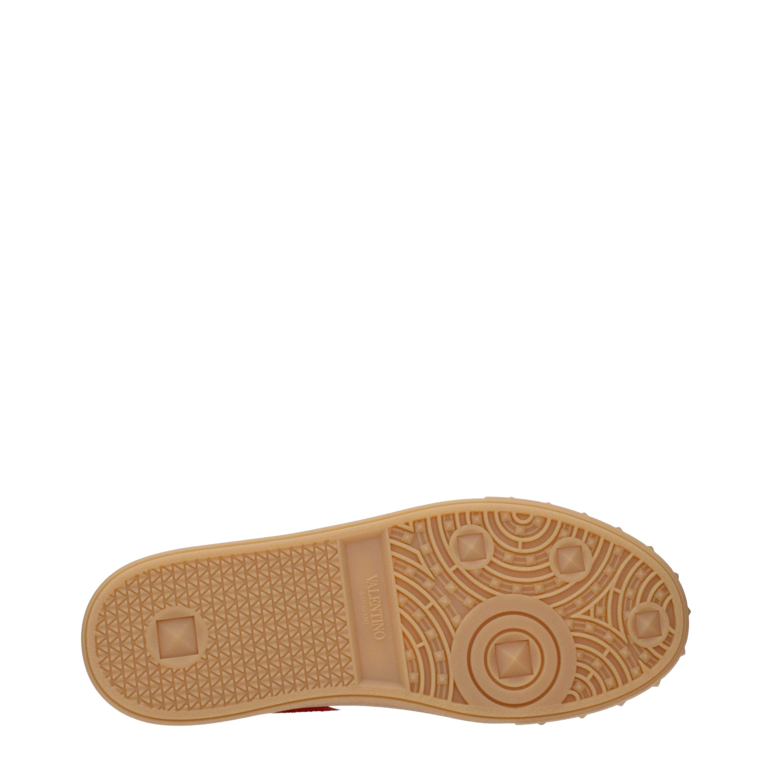 Baskets basses Valentino Garavani en cuir rouge