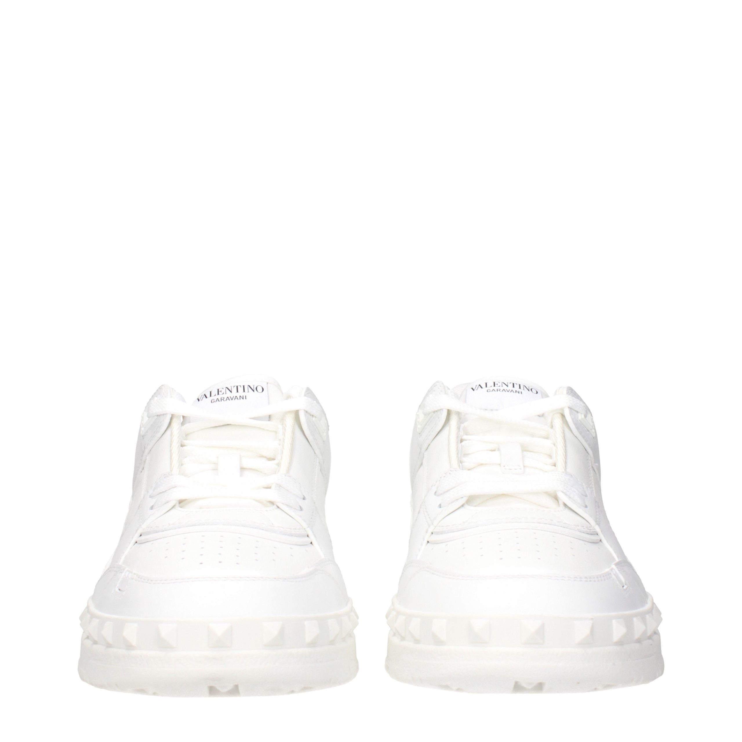 Baskets Valentino Garavani en cuir blanc