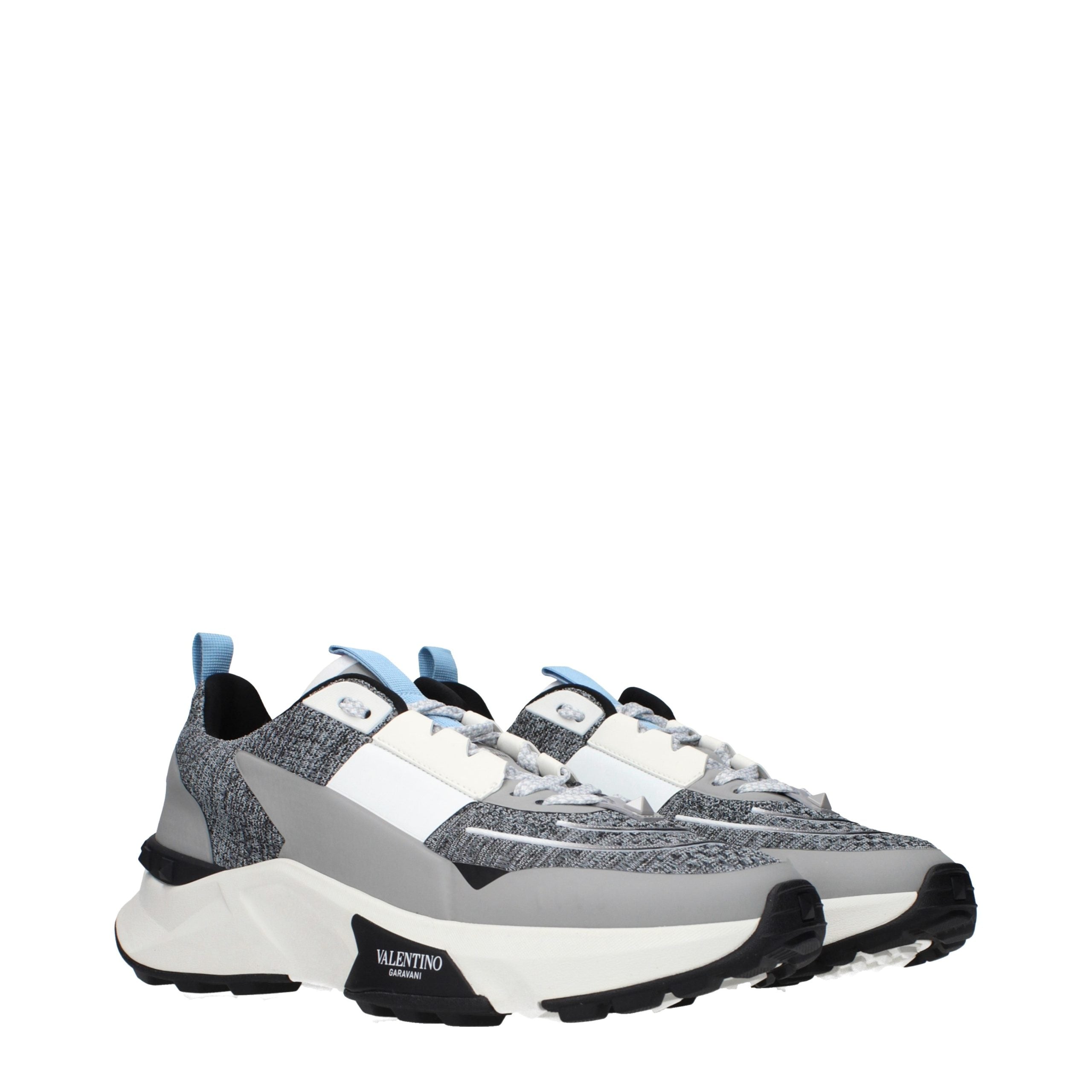 Baskets athlétiques Valentino Garavani en tissu gris