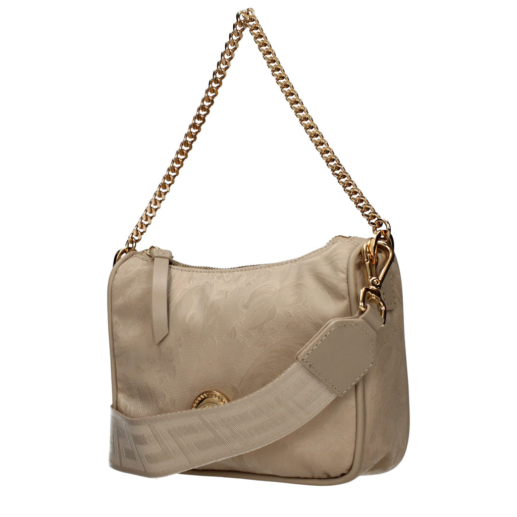 Sac à main en tissu beige Versace