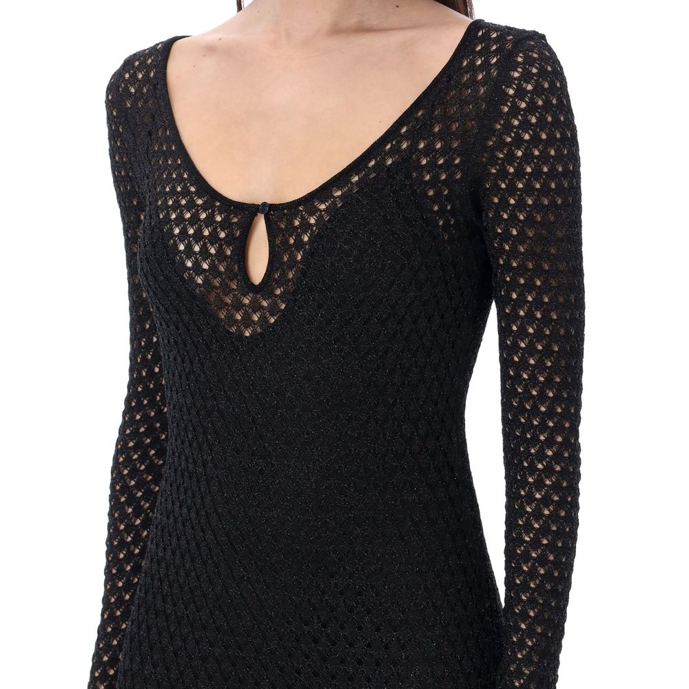 Robe décontractée Tom Ford en fibre métallique noire