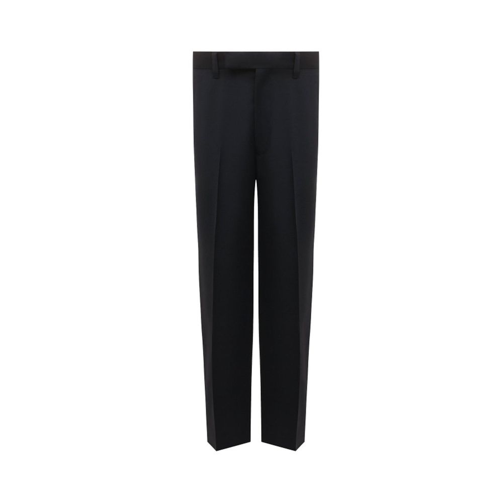 Pantalon de costume Prada bleu en laine