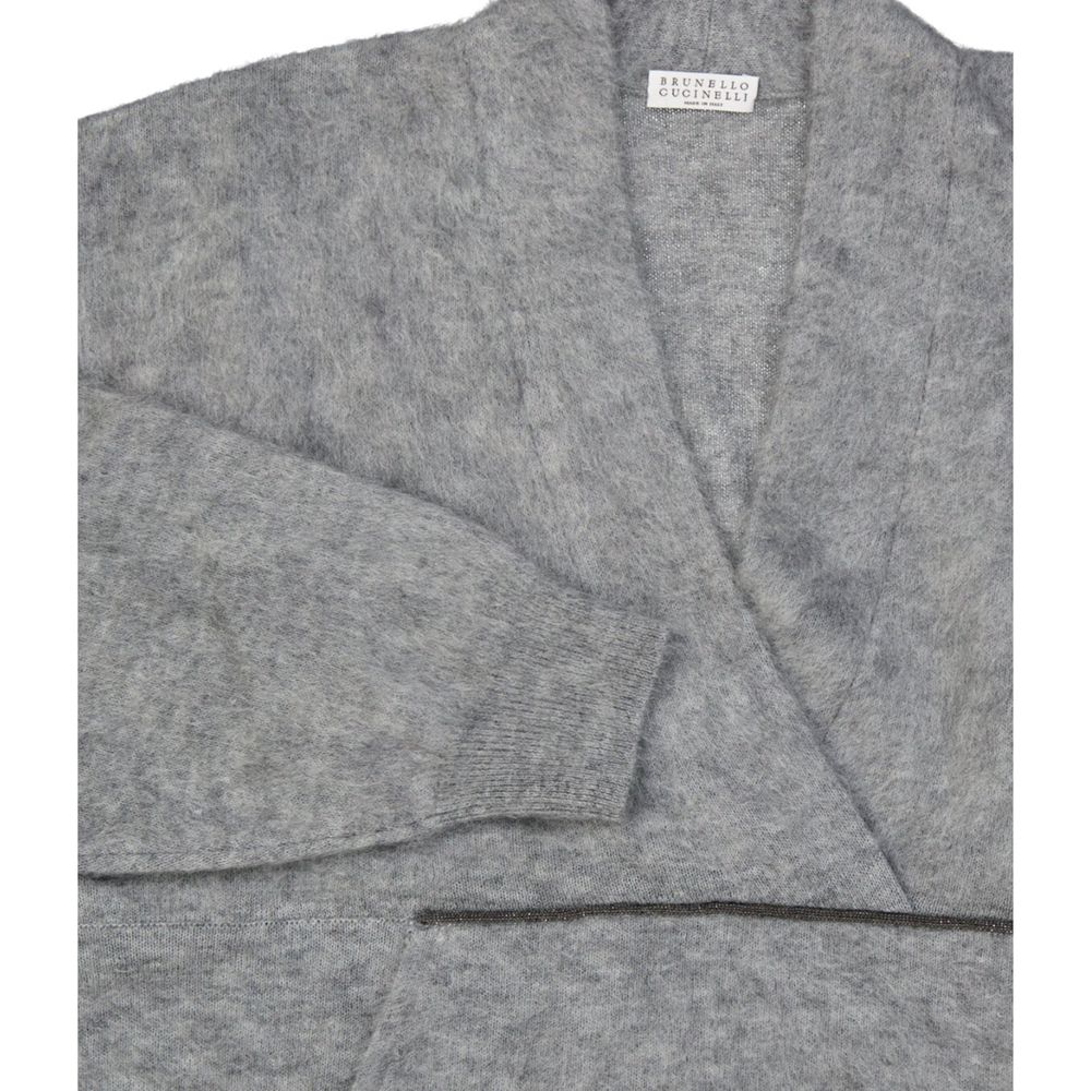 Brunello Cucinelli Grey Wool Sweatshirt