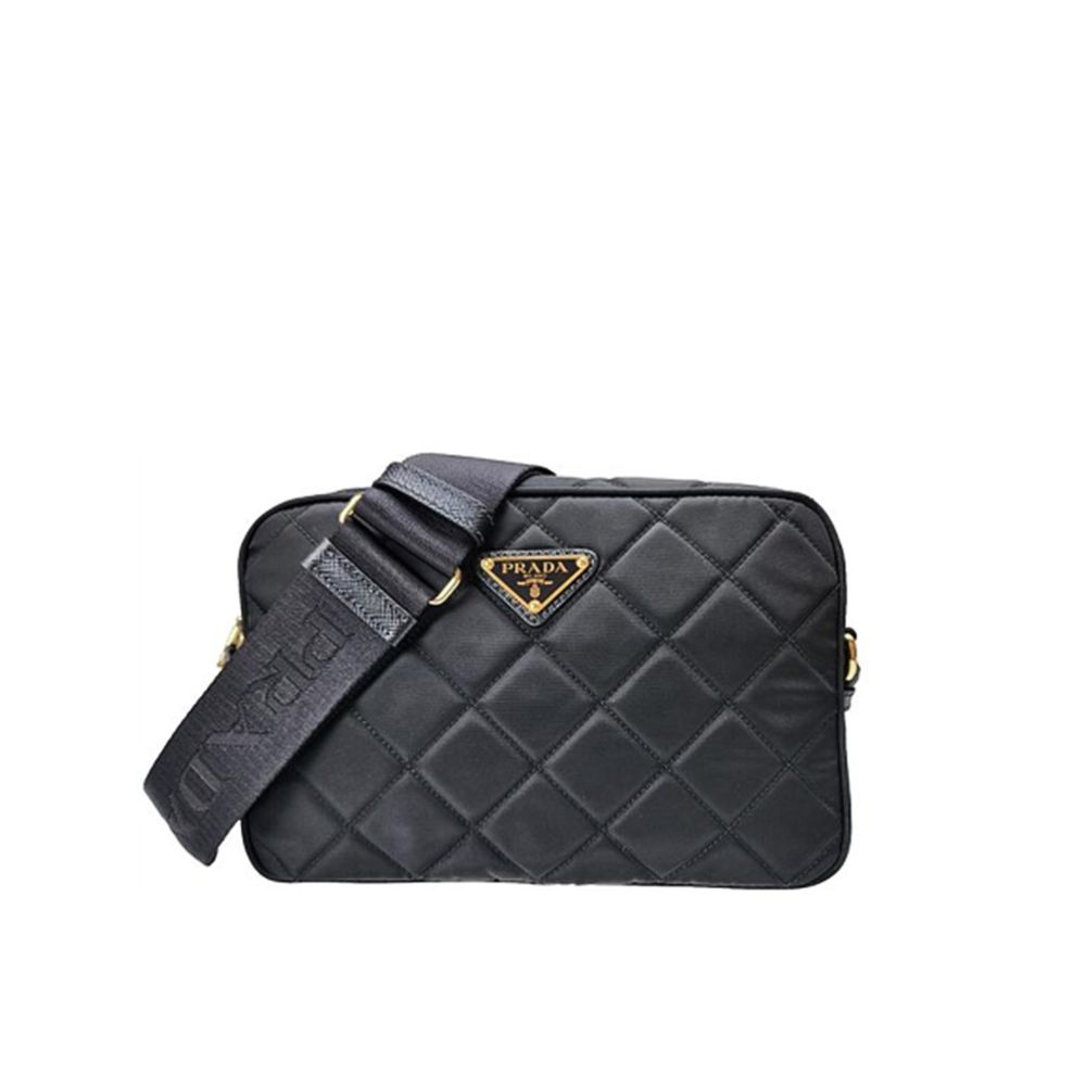 Sac à bandoulière Prada en nylon noir