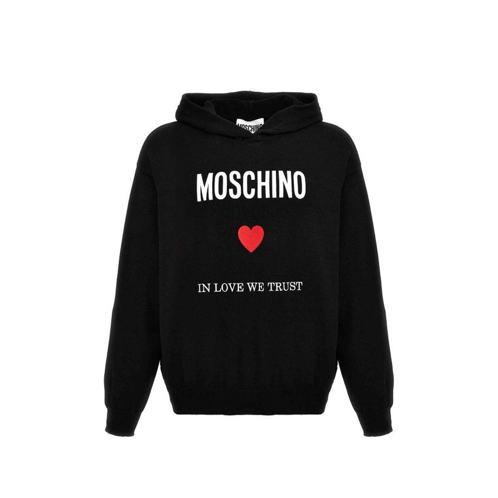 Sweat-shirt Moschino Couture en coton noir