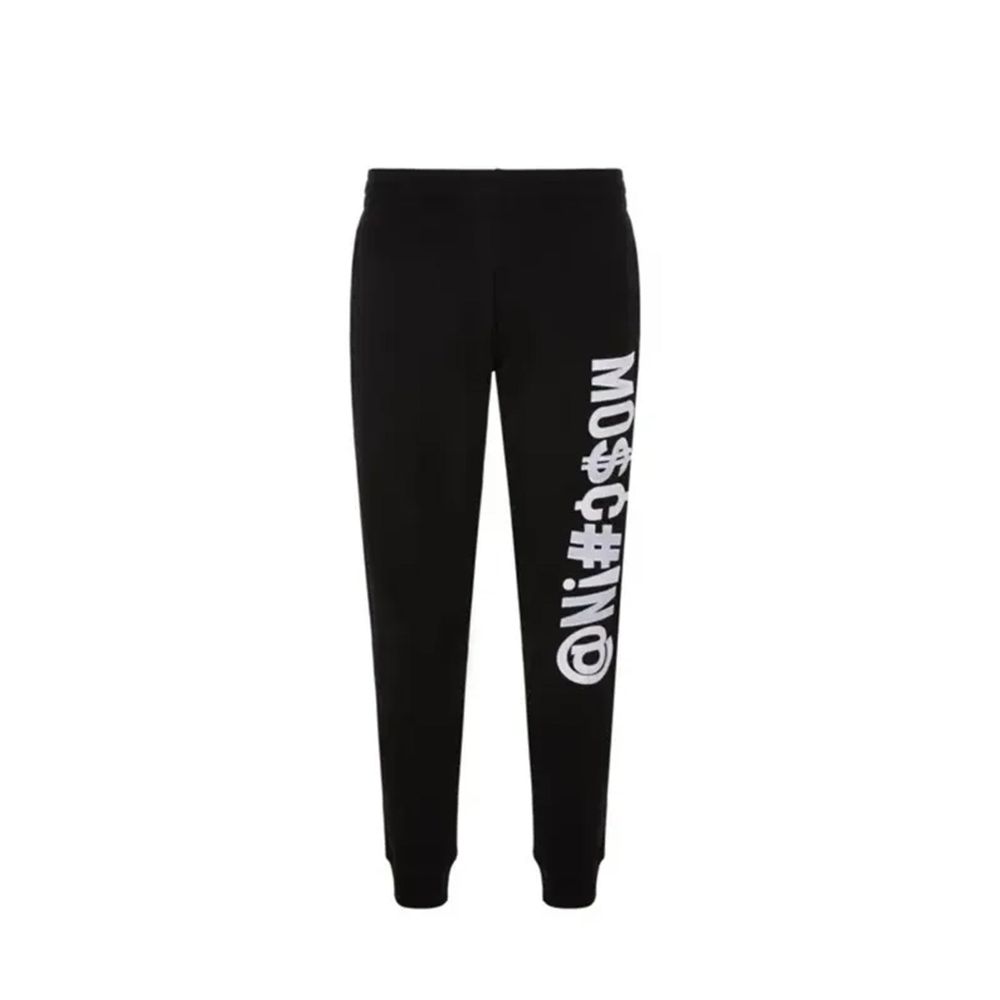 Pantalon de jogging Moschino Couture en coton noir