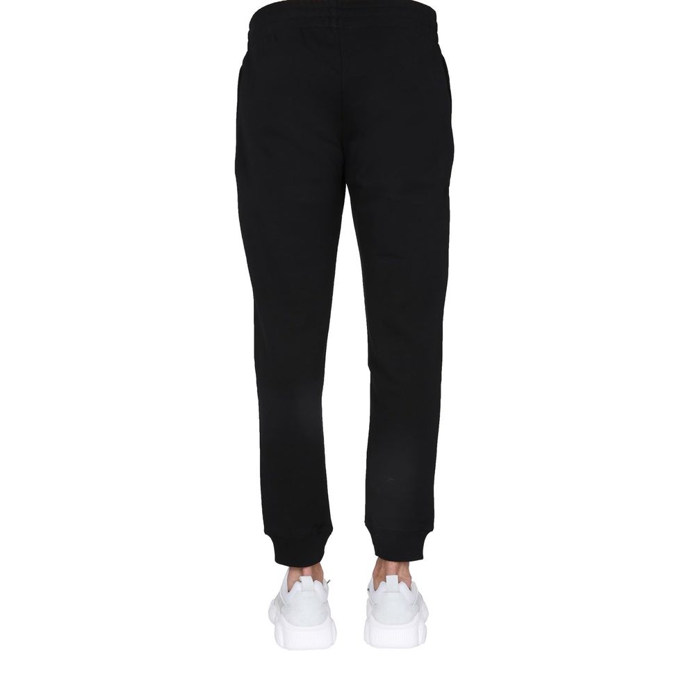 Pantalon de jogging Moschino Couture en coton noir