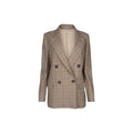 Brunello Cucinelli Blazer en lin marron