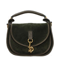 Sac à main Burberry en cuir vert