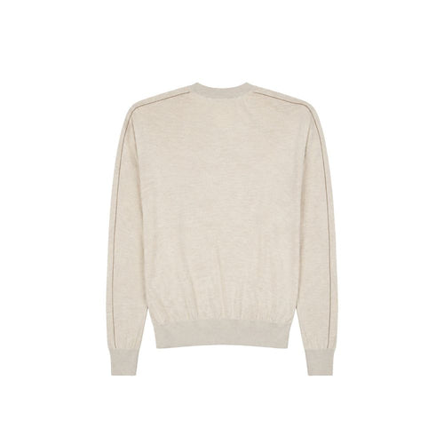 Sweat-shirt Brunello Cucinelli en cachemire beige