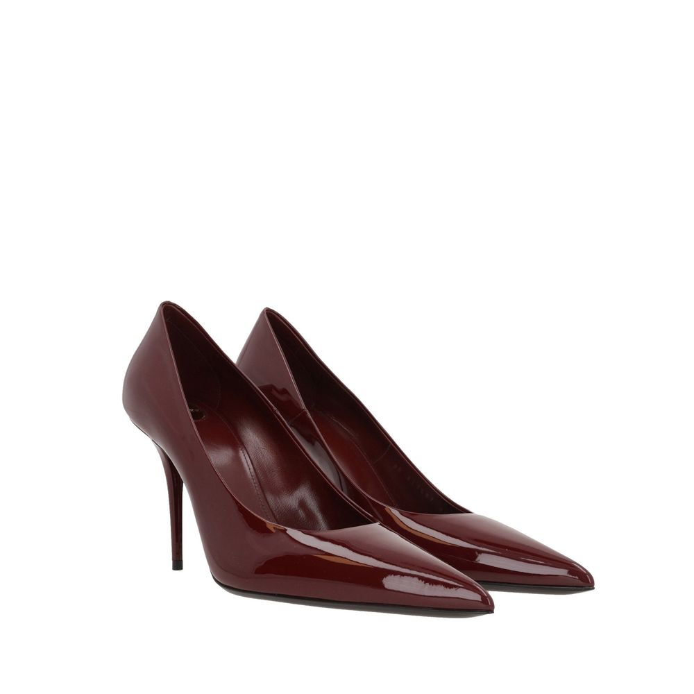 Escarpins à plateforme Saint Laurent en cuir de veau multicolore