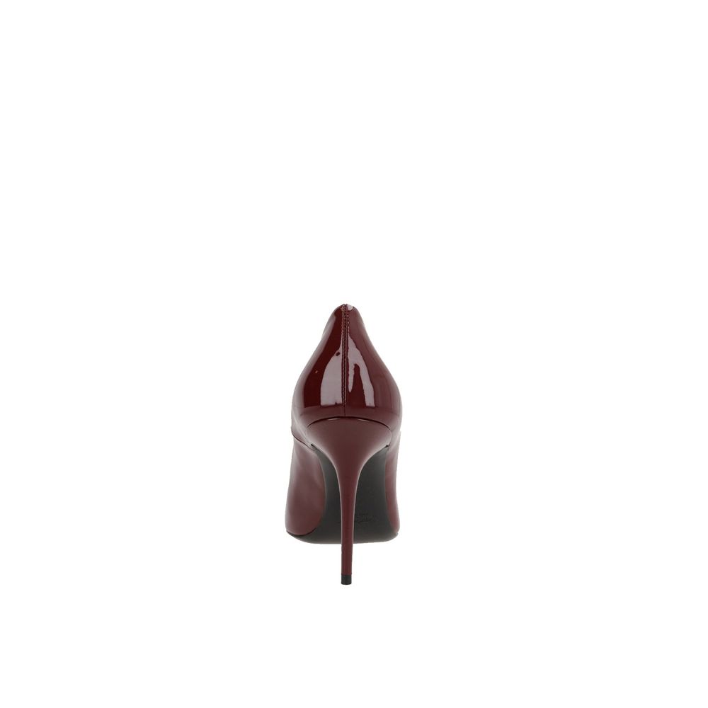 Escarpins à plateforme Saint Laurent en cuir de veau multicolore