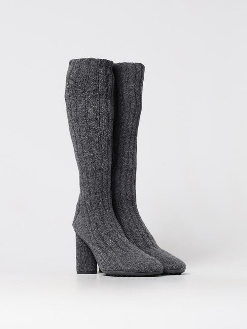 Bottega Veneta Gris Laine Au-Dessus Du Genou