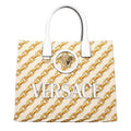 Sac à main Versace en tissu beige