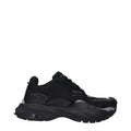Versace Black Fabric Chunky Sneakers