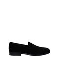 Mocassins à enfiler en velours noir Dolce & Gabbana
