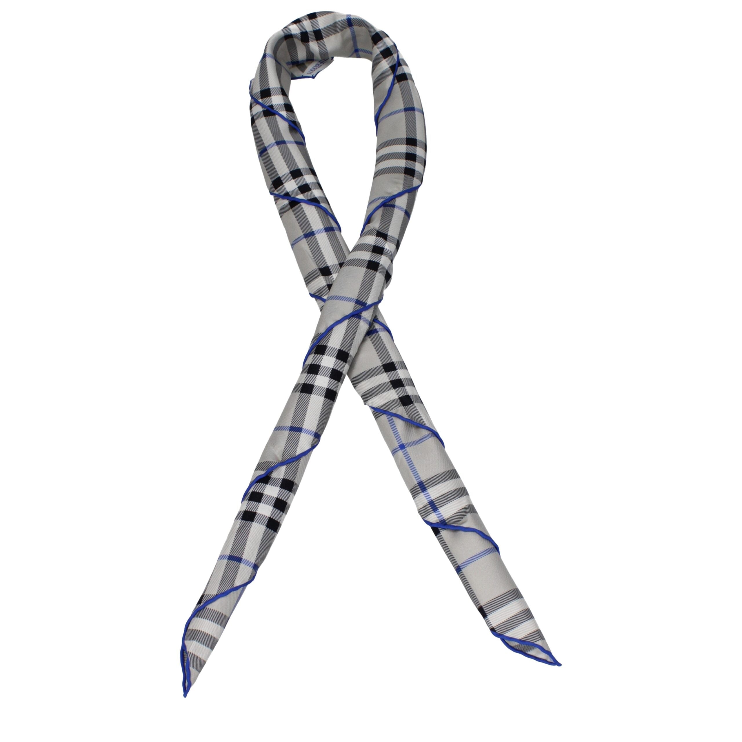 Foulard en soie gris Burberry