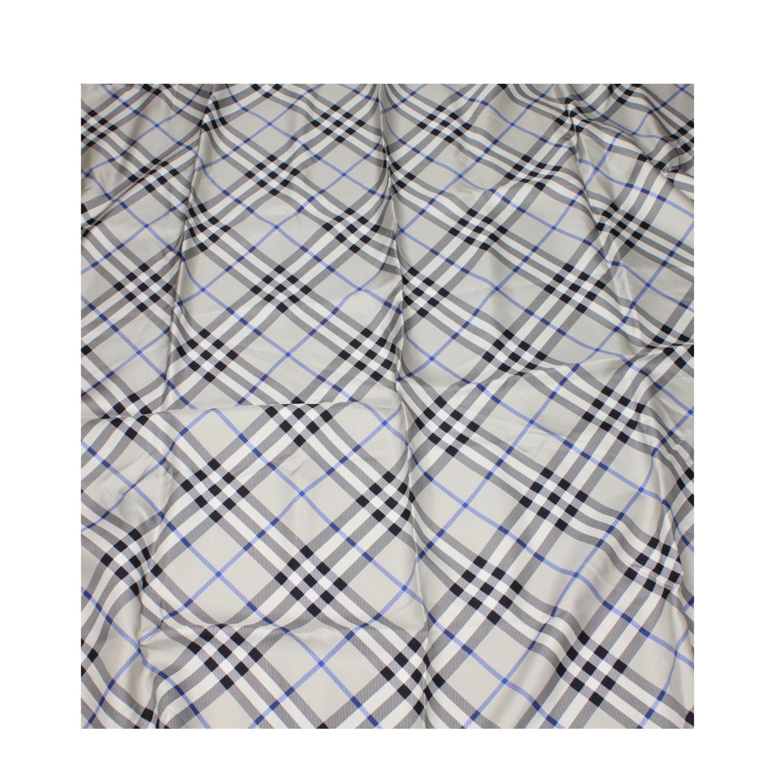 Foulard en soie gris Burberry