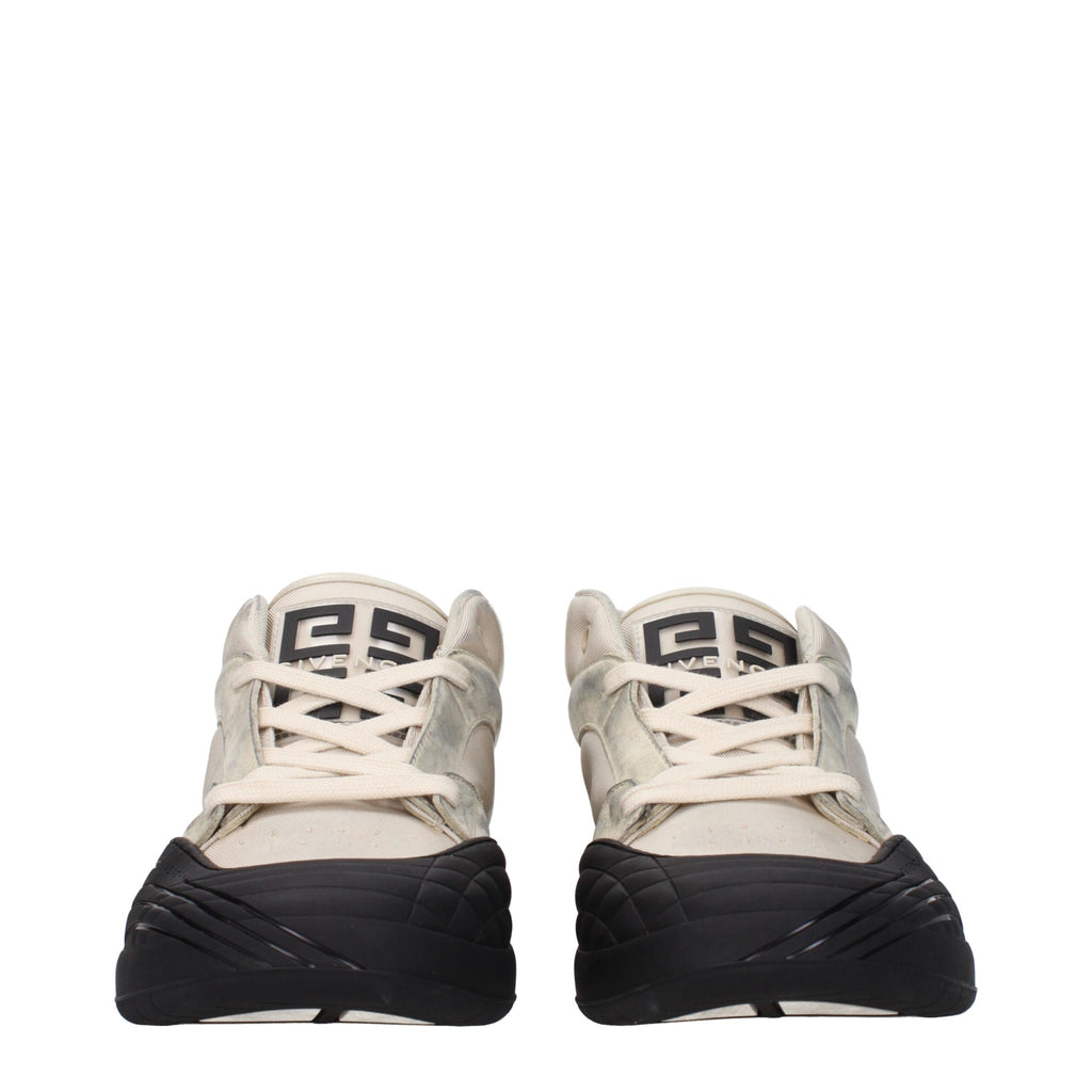 Baskets épaisses en tissu beige Givenchy