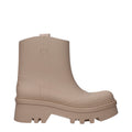 Bottines Chloé en coton rose