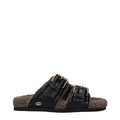 Mules Valentino Garavani en cuir noir