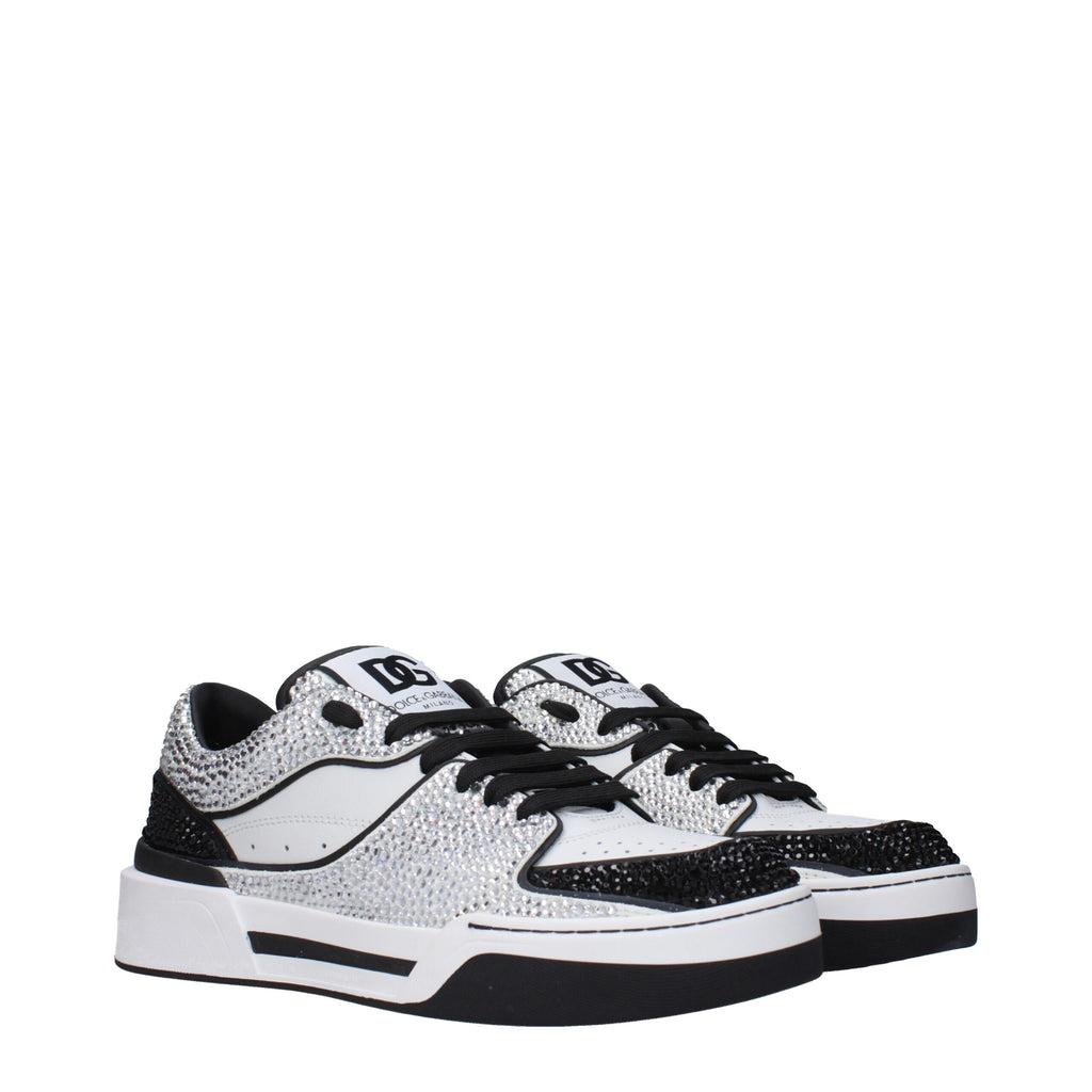 Baskets basses Dolce & Gabbana en cuir blanc