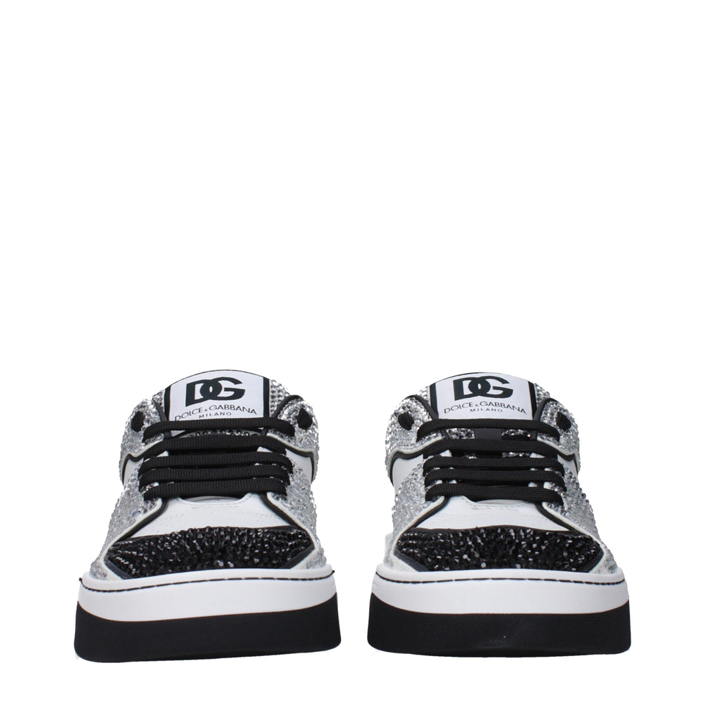 Baskets basses Dolce & Gabbana en cuir blanc