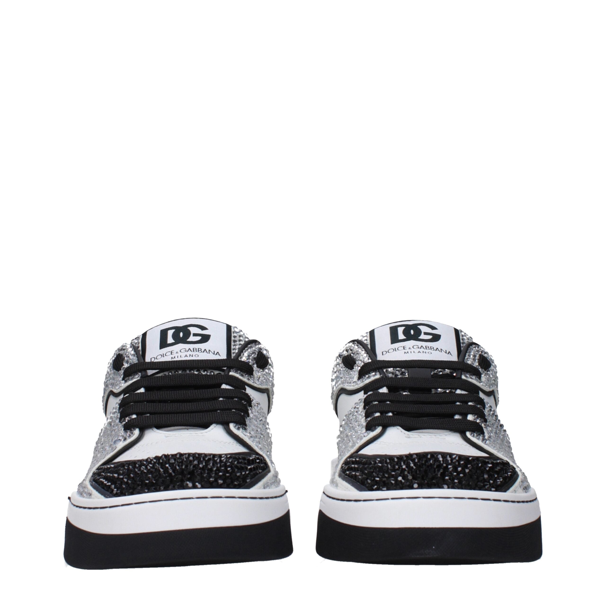 Baskets basses Dolce & Gabbana en cuir blanc