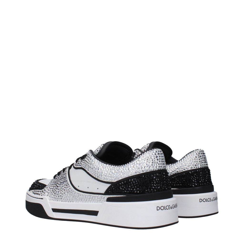 Baskets basses Dolce & Gabbana en cuir blanc
