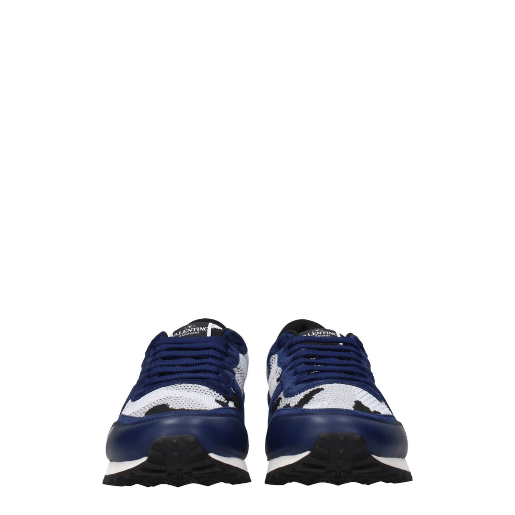 Valentino Garavani Gray Fabric Athletic Sneakers